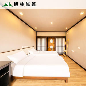 Tente hôtelière pour sites touristiques, tente de camping pour voyages culturels, tente hôtelière une chambre et une salle de bain avec toilettes, tente B&B en PVDF, direct usine - Product Image 3