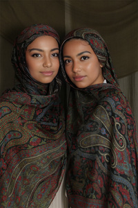 Venta caliente nuevo impreso poliéster Hijab chales bufanda Medio Oriente árabe musulmán señoras moda capa Hijab - Product Image 3