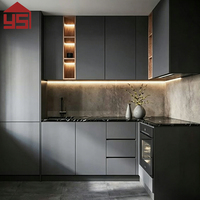 Gabinetes de Cocina Modernos Directo de Fábrica, Juego Completo de Gabinetes de Cocina Modulares de Lujo, Diseño y Fabricación