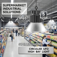 Projecteur industriel IP65 en aluminium pour entrepôt, garantie 5 ans, 12000LM