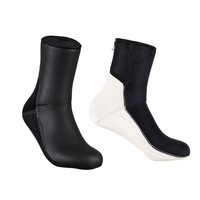 Chaussettes de plongée DIVESTAR personnalisées en néoprène imperméable et chaud de 3 mm et 5 mm, résistantes à l'abrasion et aux rayures