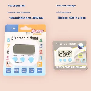 Temporizador electrónico creativo de pantalla grande, cronómetro para estudiantes, cuenta regresiva de cocina multifuncional para hornear, suministro de atención médica - Product Image 2