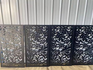 Balkon açık dekoratif alüminyum ekranlar için lazer kesim ekranı kafes balkon lazer kesim korkuluk - Product Image 6