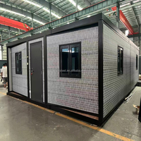Maison préfabriquée en conteneur extensible de 20 pieds ou 40 pieds avec cuisine, villa, logement préfabriqué, maison portable, casa portable