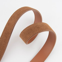 Nouvelles arrivées : ceintures larges en daim et cuir véritable, ceintures décoratives en cuir véritable avec boucle à ardillon, vente en gros