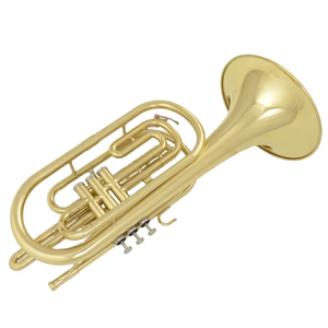 Corno francese da marcia con accordatura B, per prestazioni professionali, finitura laccata <span class=keywords><strong>oro</strong></span>, finitura <span class=keywords><strong>oro</strong></span> elettroforetico, cornetta - Product Image 2