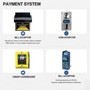 Máquina Expendedora de Café con Pantalla Táctil de 27 Pulgadas, con Sistema de Pago con Billetes, Monedas y Tarjetas, Dispensador de Café Comercial de Autoservicio con 40 Bebidas - Product Image 3