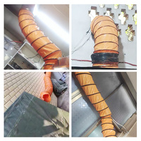Tuyau d'air flexible en PVC de 8 pouces (200 mm) de 10 m, étanche, ignifuge et robuste pour climatisation, rétractable – Offre Spéciale