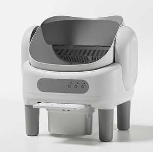 Litière pour chat automatique intelligente à commande WiFi, auto-nettoyante, entièrement fermée, extra-large, avec design <span class=keywords><strong>anti</strong></span>-trace - Product Image 3