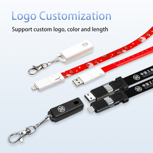 Khuyến Mại <span class=keywords><strong>USB</strong></span> Tiện Ích 6 Trong 1 Dây Buộc Sạc Cáp Với <span class=keywords><strong>Keychain</strong></span> 3A Nhanh Chóng Sạc Cho Iphone & Android (Bất kỳ Màu Sắc Với Logo) - Product Image 5