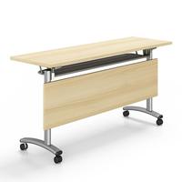 Table de bureau blanc, bureau de formation, simple, pas cher