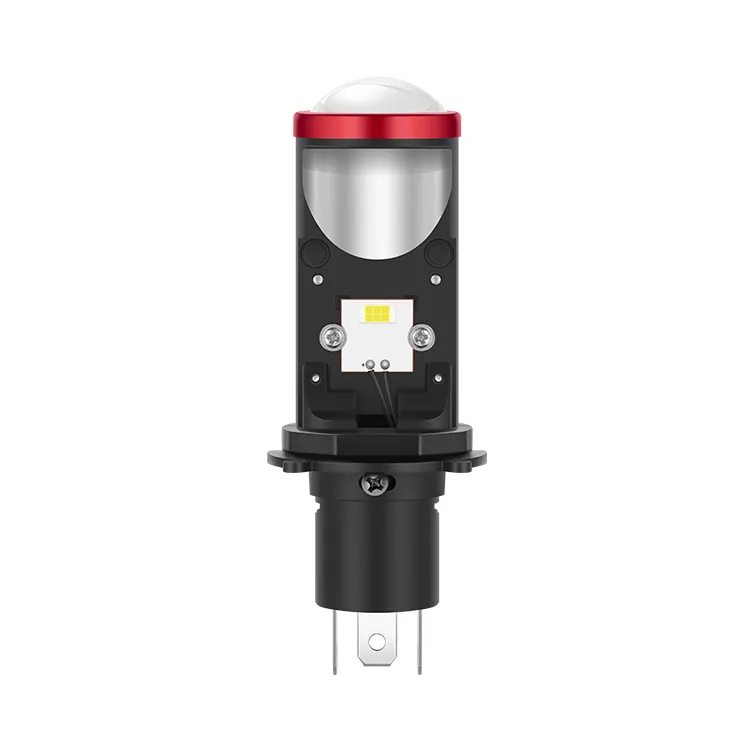 BI LED h4 led araba projektör lensi ile lazer ışık led ışık ampul araba için