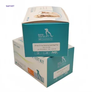 Veterinária CPV CCV GIA Giardia Cão kit de teste rápido para animais de estimação