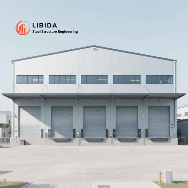 Office Building Prefabricated Steel Frame Strong Steel Building & Practical Prefabricated Factory Construction