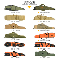 Sac de transport tactique imperméable GAF pour armes à feu, avec trois poches extérieures, en polyester Oxford 600D, pour la chasse en plein air