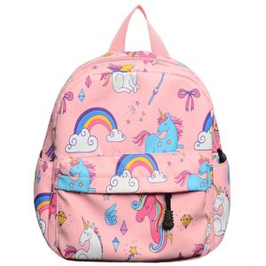 Sac à dos maternelle pour garçon, motif dinosaure et voiture, 3-6 ans, arc-en-ciel, mignon, dessin animé, pour enfants - Product Image 1