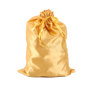 Sacs en soie personnalisés pour perruques, conception d'emballage capillaire avec logo sur mesure, sac en satin réutilisable - Product Image 4