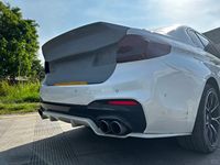 Couvercle de coffre en fibre de carbone style CSL pour F90 M5 2018-2024, neuf, garantie de 3 mois, remplacement du couvercle de coffre arrière