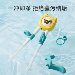 Baguettes d'apprentissage en forme de Y pour enfants de 2 à 4 ans, sans BPA, en ABS, style simple, ustensiles d'entraînement pour tout-petits - Product Image 5