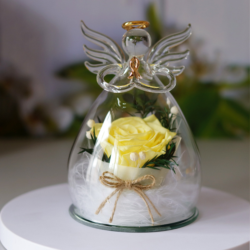 Three-pronged archangel bouquet yellow 10*10.5cm