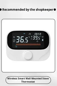 Thermostat intelligent WiFi moderne MEIBA, compatible Alexa et Google <span class=keywords><strong>Nest</strong></span>, programmable, garantie 2 ans, 110-230V, pour appartement, chauffage au sol électrique - Product Image 4