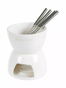 Ensemble de bols à <span class=keywords><strong>fondue</strong></span> en céramique en forme de cœur pour Noël, écologiques, compatibles lave-vaisselle, élégants, pour chocolat/<span class=keywords><strong>fromage</strong></span>, avec fourchettes à tremper en grès - Product Image 6