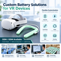 Power Bank Wearable Khusus untuk Headset VR 5000-10000mAh 18W Tipe-C Isi Ulang OEM ODM