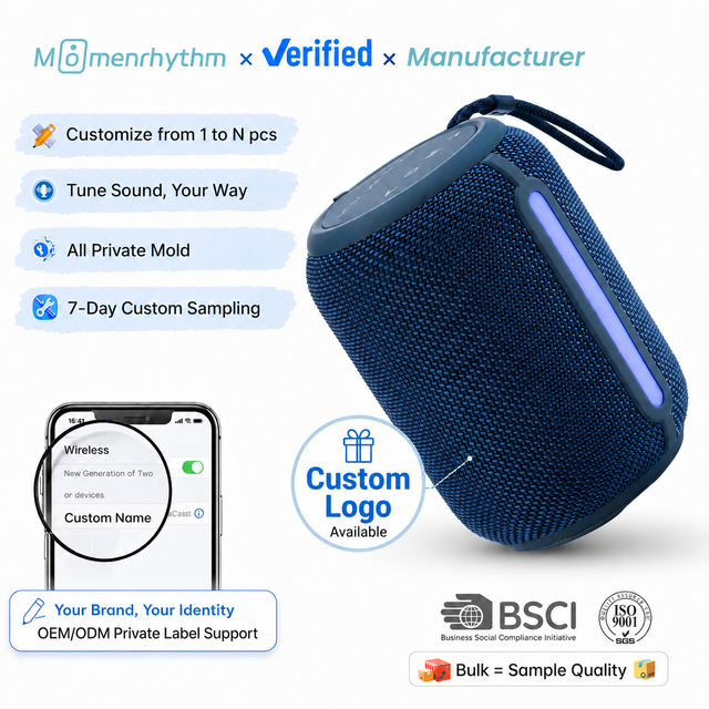 Hot Selling Portable Mini Blue Tooth Speaker V5.0 TWS Wireless Type-C USB AUX DC Mini Outdoor Portable Speaker