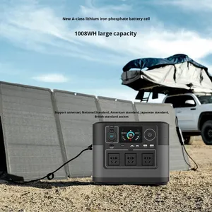 1200W Portable <b>Solar</b> Power Station 220V MPPT Controller Backup <b>Generator</b> for Outdoor Camping Emergency M9 Pure Sine Wave Portabl - Product Image 3