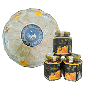 Set de Regalo de Nido de Pájaro Refinado Premium de 100g, Nido de Salanganas Natural Limpio a Mano, Empaque Elegante para la Salud y el Bienestar - Product Image 6