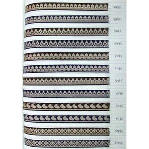 Tissu en dentelle jacquard argenté métallique de haute qualité, écologique, avec motif brodé, style africain et fantaisie pour robes - Product Image 1