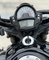 Moto de rue vintage à essence Maxus 500MS - Phare LED, hauteur de selle 700 mm, pour trajets urbains, moteur 4 temps, démarrage électrique/à manivelle