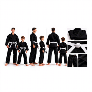 Conjunto de Uniforme de Artes Marciales Personalizado de Primera Calidad en Varios Colores para Hombre, Traje de Entrenamiento de Karate con Cinturón, 100% Algodón, Secado Rápido, Venta al Por Mayor - Product Image 3