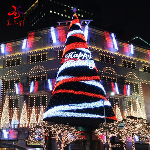 Albero di Natale Gigante Artificiale in PVC con LED per Uso Commerciale 20ft 30ft 40ft 50ft Grande Albero di Natale Luminoso a LED da Esterno - Product Image 2