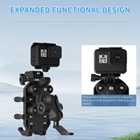 Accessoires pour moto, support de téléphone anti-choc pour scooter électrique, support de téléphone pour moto et vélo, fixation sur guidon