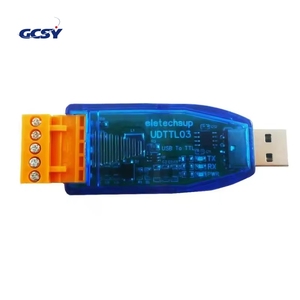 Eletechsup UD48501 12V 5V VCC uitgang <span class=keywords><strong>USB</strong></span> naar RS485 <span class=keywords><strong>RS232</strong></span> <span class=keywords><strong>TTL</strong></span> converter <span class=keywords><strong>UART</strong></span> PC COM seriële poortmodule voor PLC IO HMI MCU PTZ - Product Image 1