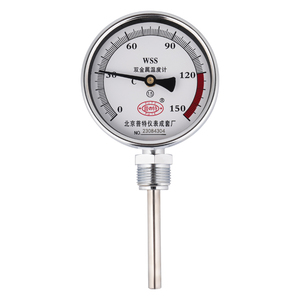 Thép không gỉ quay số Loại Dưới Kết nối công nghiệp lưỡng kim Nhiệt kế - Product Image 1