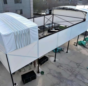 Quick Installation Large Electric Push Pull Canopy Outdoor Motorized Retractable Canopy Warehouse Hangar Sports Football Padel - Product Image 5