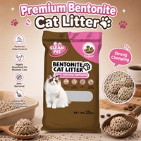 Litière pour chat en bentonite multi-chats, haute performance, contrôle des odeurs, super absorbante, sable minéral pour plus de 5 chats