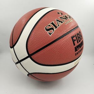 Pallone <span class=keywords><strong>da</strong></span> <span class=keywords><strong>Basket</strong></span> Personalizzabile con Logo SIANGON/OEM, Misura <span class=keywords><strong>7</strong></span>, Camera d'Aria in Gomma Butilica, Rivestimento in Pelle Composita, Modello Ecologico e Durevole - Product Image 3