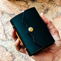 Carnet fait main transfrontalier le plus vendu – Couverture en similicuir minimaliste personnalisée, style livre, journal de voyage vintage, cadeau