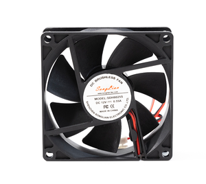 8025 Wasserdichter 12V 24V 48V Bürstenloser Axiallüfter Quadratischer Industrieller Ladesäulen-Lüfter mit Hohem Statischen Druck aus Kunststoff - Product Image 5