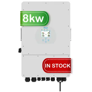 סטוק דיי SUN-8K-SG01LP1-EU מהפך היברידי 3.6KW 6KW 8KW 10KW 12KW חד פאזי דיי היברידית מערכת מטען אחסון סולארי