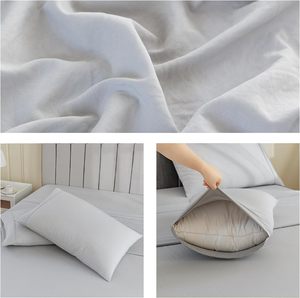 Cloudland 킹 사이즈 침대 시트 세트 순면 고급 100% 이집트 면 침대 시트 가정용 400 스레드 수 - Product Image 4