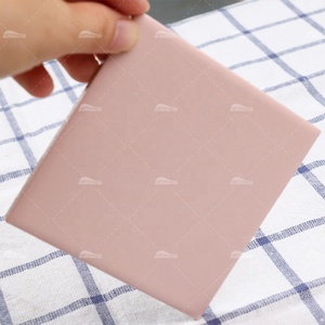 Lớn Mozaik Kích Thước 4 Inch Trong Phòng Tắm Tường Màu Hồng Gạch 97X97Mm Khảm Gốm Cho Bể Bơi - Product Image 4