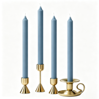 Bougies de table colorées sans fumée, longue durée de combustion, bougies en cire de paraffine pour la décoration de la maison