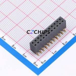 SSW-111-22-G-D-VS Pin Socket SMD,P=2.54mm Connector ( Pitch: 2.54mm )( Row Spacing: 2.54mm )( Mounting Type: Vertical Mount ) - Product Image 1