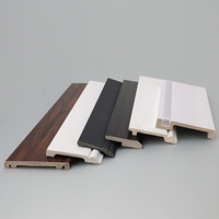 Plinthe en PS blanc, durable, écologique, imperméable, design minimaliste pour intérieur, installation facile, bricolage