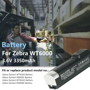 OEM NEW Battery For Zebra Rs6000 WT6000 WT60A0 WT6300 RS60B0 PDA BT-000262 BT000262A01 PDA Symbol Battery