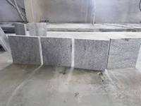 TY Shandong Granit Gris Blanc Naturel Écologique Moderne, Petite Dalle Brossée, Solution Complète pour Plans de Travail de Cuisine de Villa et de Parc